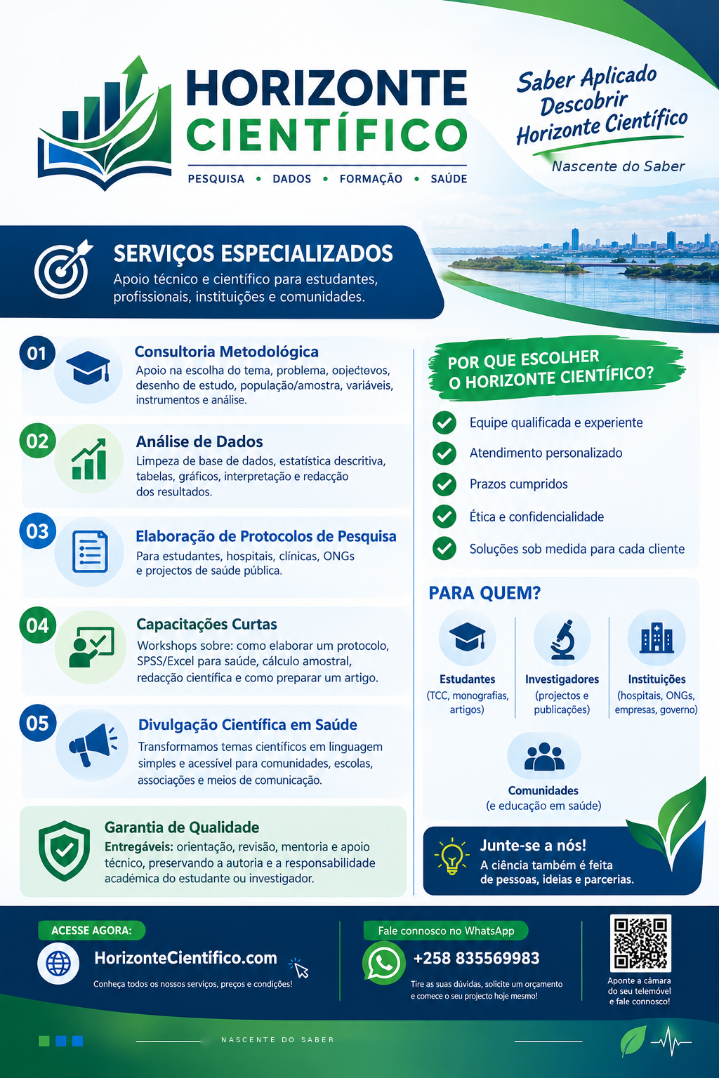 Cartaz institucional Horizonte Científico